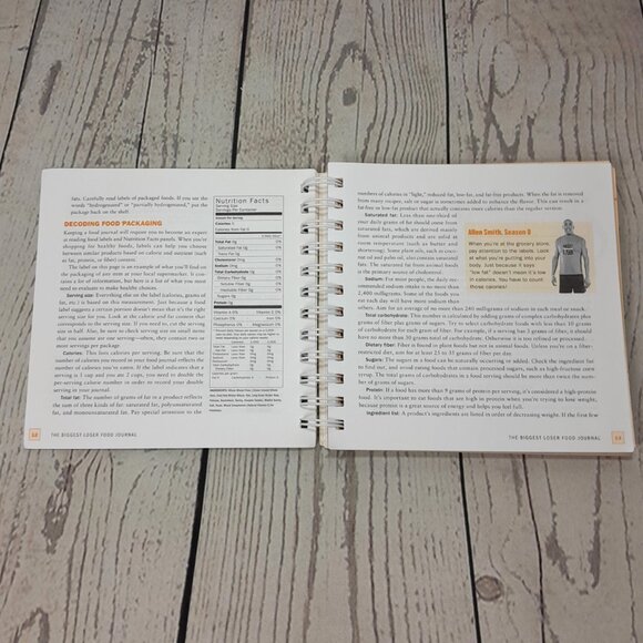 The Biggest Loser Cookbook Food Journal Lot Of 3 Paperback Book - Picture 7 of 16